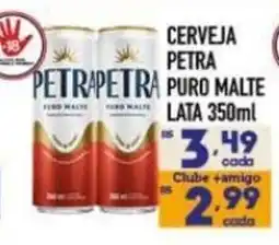 Supermercados Avenida Cerveja petra puro malte oferta