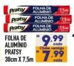 Supermercados Avenida Folha de alumínio pratsy oferta