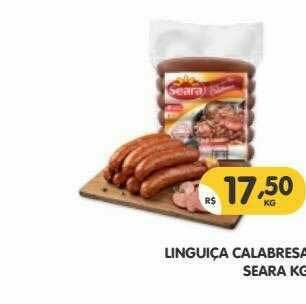 Supermercados Real Linguiça Calabresa Seara Kg oferta
