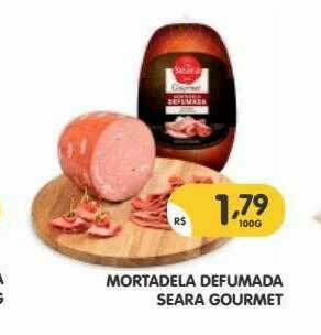 Supermercados Real Mortadela Defumada Seara Gourmet oferta
