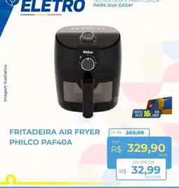 Hiper Moreira Fritadeira air fryer philco paf40a oferta