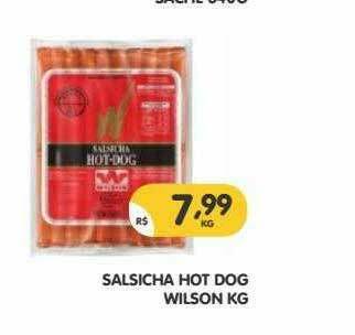 Supermercados Real Salsicha Hot Dog Wilson Kg oferta