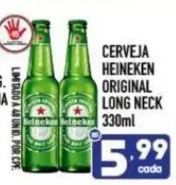 Supermercados Avenida Cerveja heineken original long neck oferta