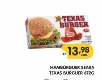 Hambúrguer Seara Texas Burguer