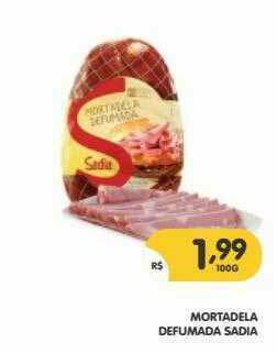 Supermercados Real Mortadela Defumada Sadia oferta