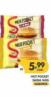Supermercados Real Hot Pocket Sadia oferta