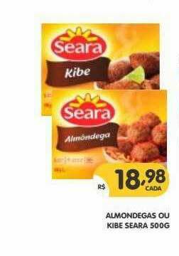 Supermercados Real Almondegas Ou Kibe Seara oferta