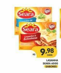 Supermercados Real Lasanha Seara oferta