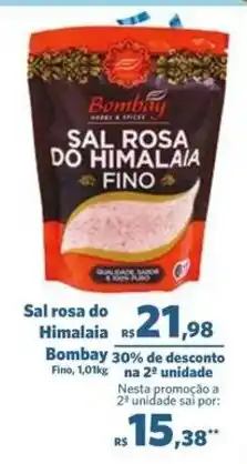 Sam's Club Sal rosa do himalaya fino oferta