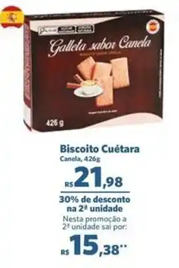 Sam's Club Biscoito Cuétara Canela oferta