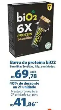 Sam's Club Barra de proteina bio2 oferta