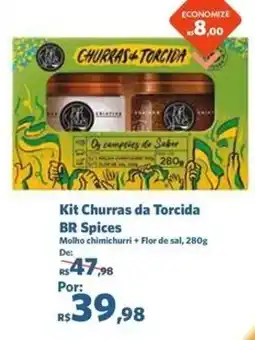 Sam's Club Kit Churras da Torcida BR Spices oferta