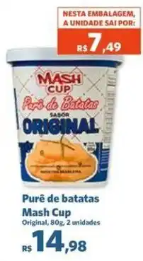 Sam's Club Purê de batatas Mash Cup Original oferta