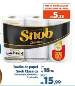 Sam's Club Toalha de papel Snob Clássica oferta