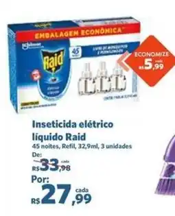 Sam's Club Inseticida elétrico liquido raid oferta