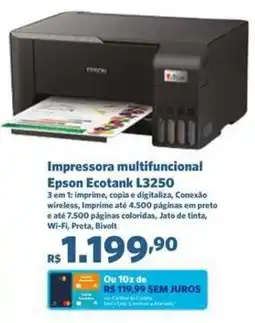 Sam's Club Impressora multifuncional Epson Ecotank L3250 oferta