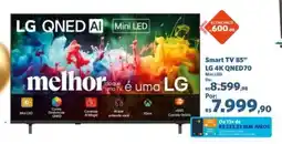 Sam's Club Smart tv 85" lg 4k qned70 mini led oferta