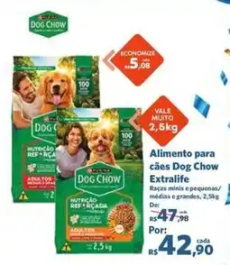 Sam's Club Alimento para cães dog chow extralife oferta
