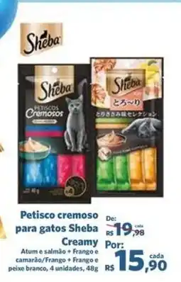 Sam's Club Petisco cremoso para gatos Sheba Creamy oferta
