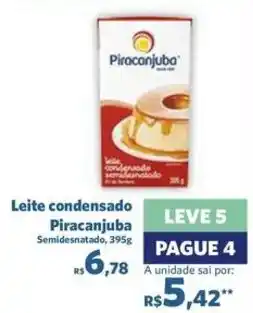 Sam's Club Leite condensado Piracanjuba Semidesnatado oferta