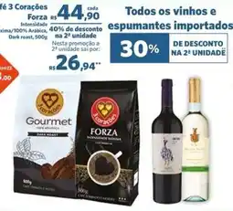 Sam's Club Café 3 Corações Forza oferta