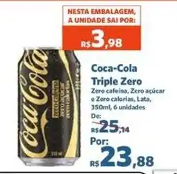 Sam's Club Coca-Cola triple zero oferta