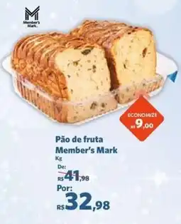 Sam's Club Pão de fruta member's mark oferta
