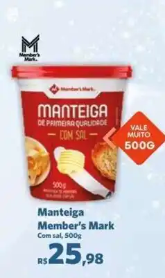 Sam's Club Manteiga member's mark oferta
