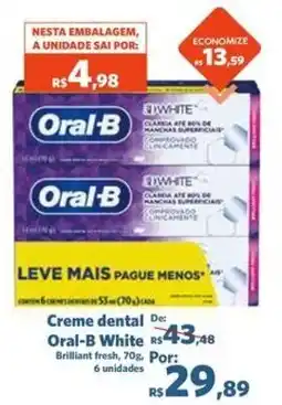 Sam's Club Creme dental Oral-B White oferta