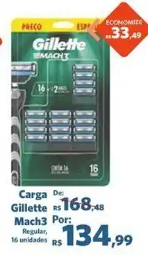 Sam's Club Carga Gillette Mach3 oferta