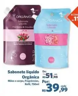 Sam's Club Sabonete liquido Orgânica oferta