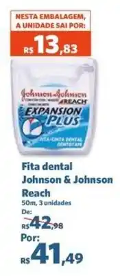 Sam's Club Fita dental johnson & johnson reach oferta
