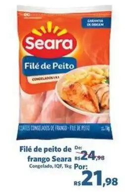 Sam's Club Filé de peito de frango seara oferta