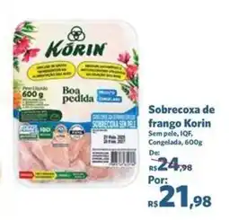 Sam's Club Sobrecoxa de frango korin oferta