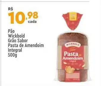 Supper Rissul Pão Wickbold Grão Sabor Pasta De Amendoim Integral oferta