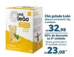 Sam's Club Chá gelado Leão oferta