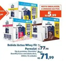 Sam's Club Bebida láctea Whey Fit Parmalat oferta