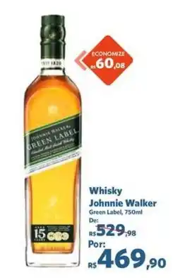 Sam's Club Whisky Johnnie Walker Green Label oferta