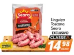 Delta Supermercados Linguiça Toscana Seara oferta