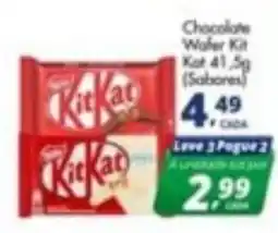 Delta Supermercados Chocolate Wafer Kit oferta