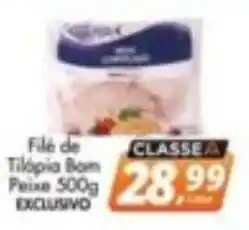 Delta Supermercados Filé de Tilápia Bom oferta