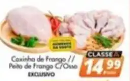 Delta Supermercados Caxinha de frango // Peito de frango c/osso oferta