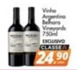 Delta Supermercados Vinho Argentino Belhara Vineyards oferta