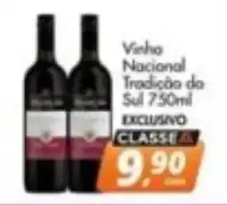 Delta Supermercados Vinho Nacional Tradição do Sul oferta