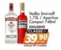 Delta Supermercados Vodka Smirnoff / Aperitivo Campari oferta