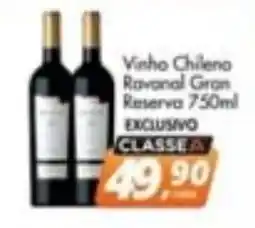Delta Supermercados Vinho Chileno Ravalonal Gran Reserva oferta
