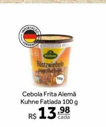 Cebola Frita Alemã Kuhne Fatiada