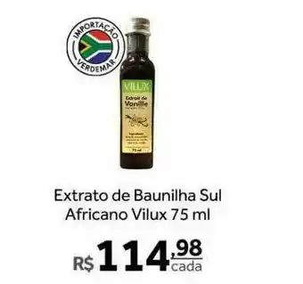 Verdemar Supermercado Extrato De Baunilha Sul Africano Vilux oferta