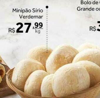 Verdemar Supermercado Minipão Sirio Verdemar oferta