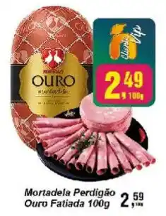 Negreiros Mortadela Perdigão Ouro Fatiada oferta